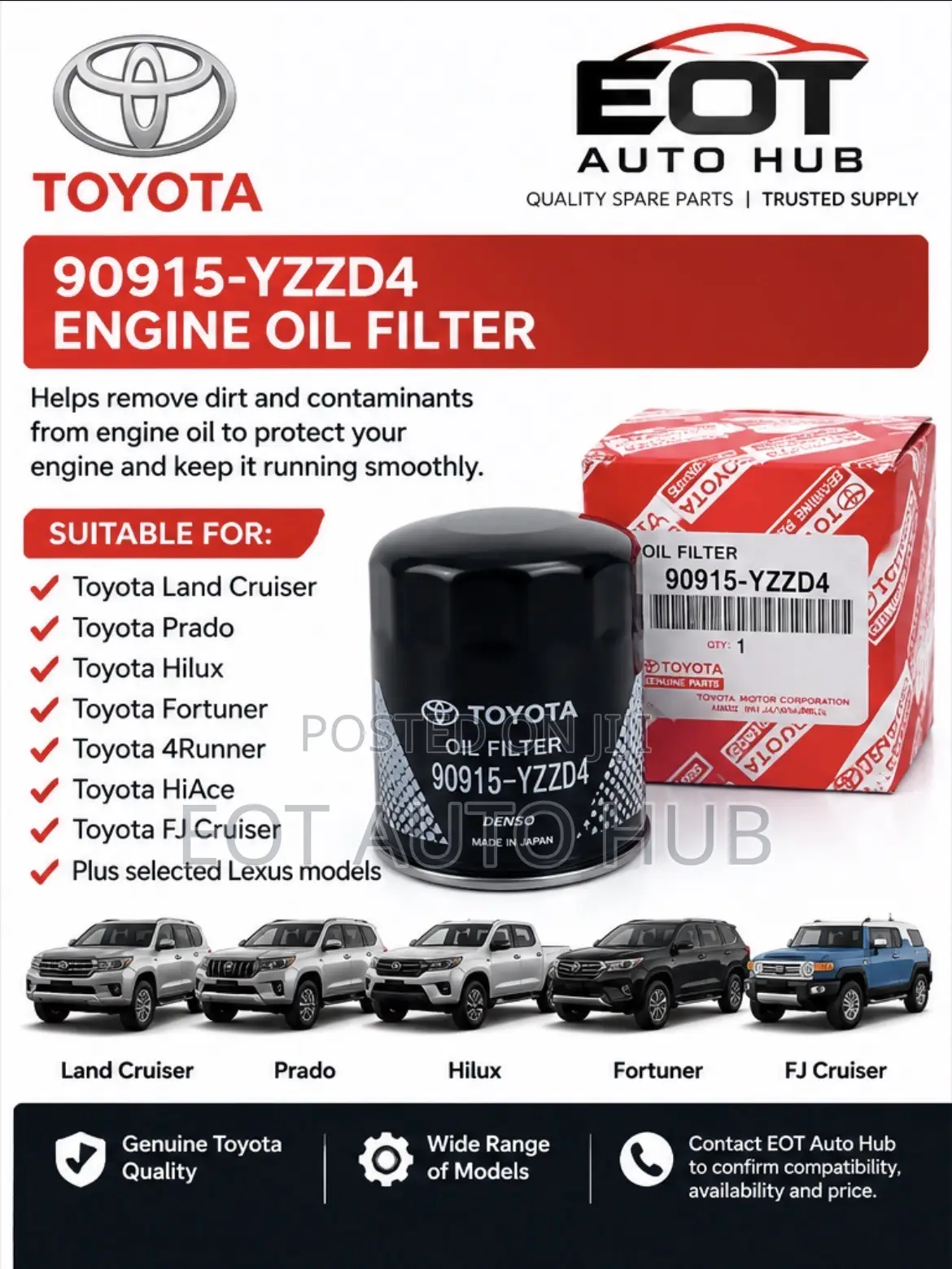 Oil Filter 90915-Yzzd4