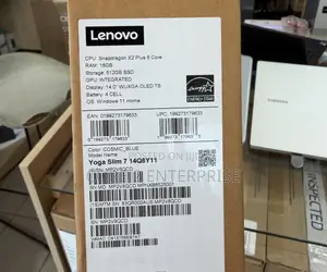 New Laptop Lenovo Yoga Slim 7 16GB Qualcomm Snapdragon X Plus SSD 512GB