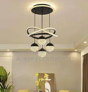 Black + Gold Pendant Light