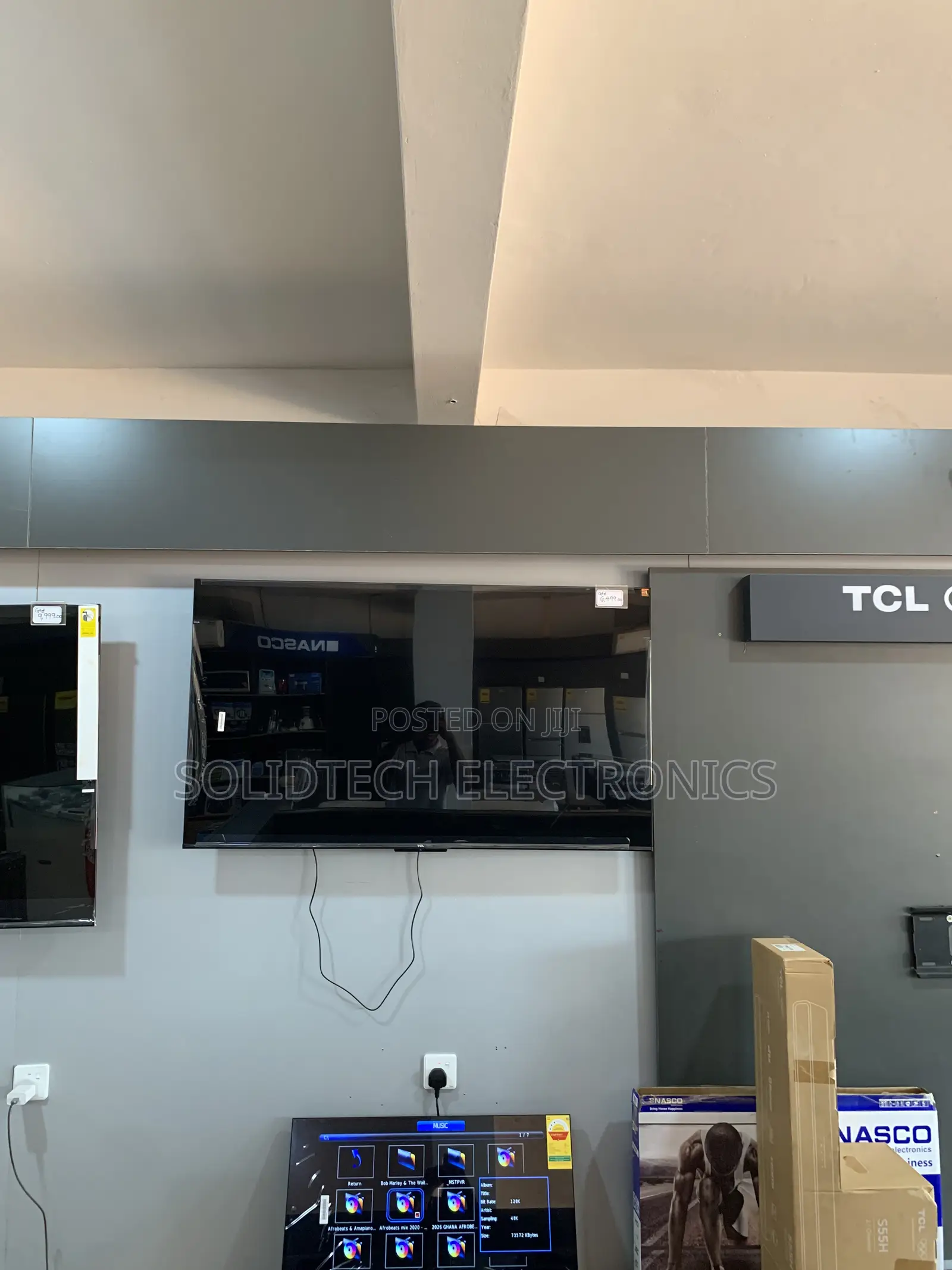 Brand New TCL 55" UHD 4K Smart Google TV Frameless Metallic Edition.