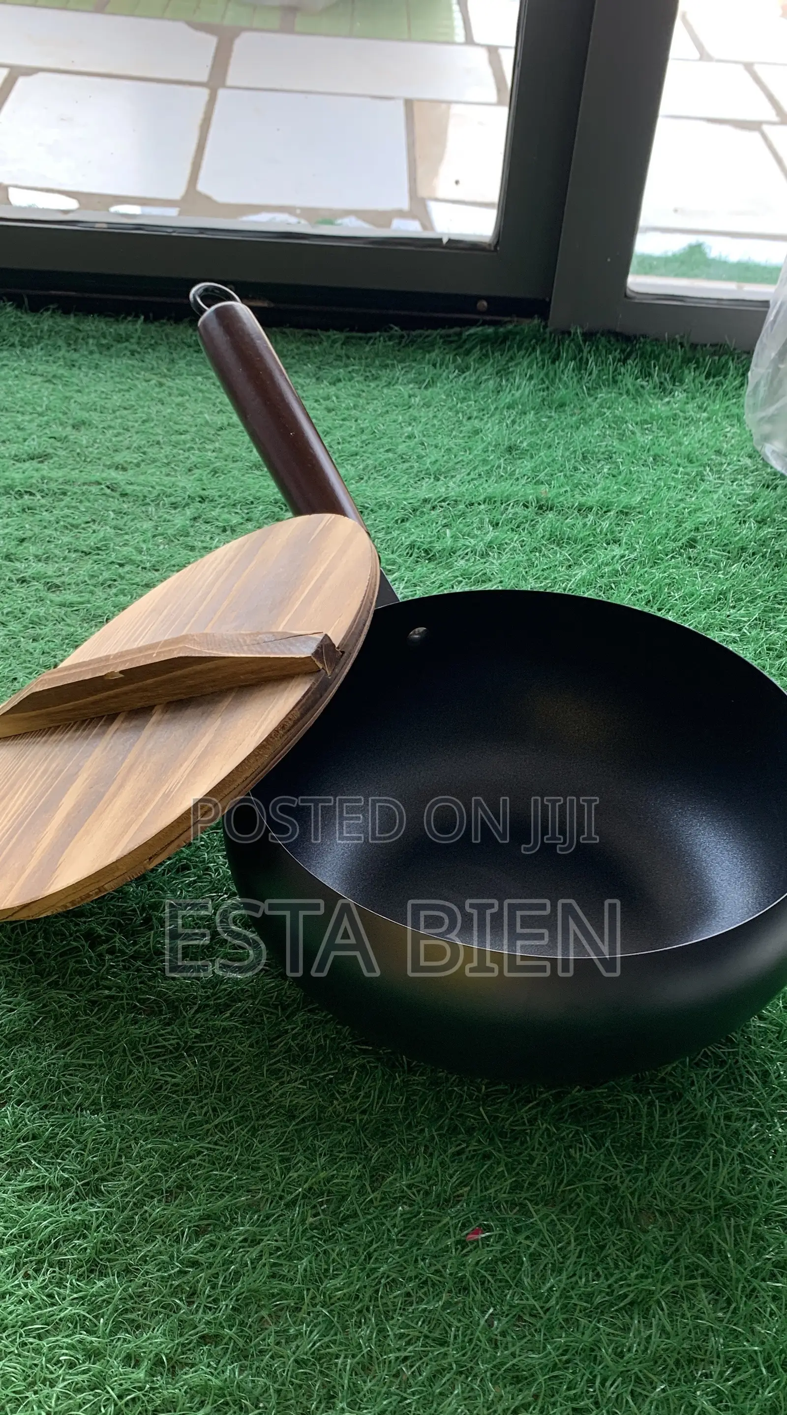 Japanese Traditional Pot With Wooden Cover