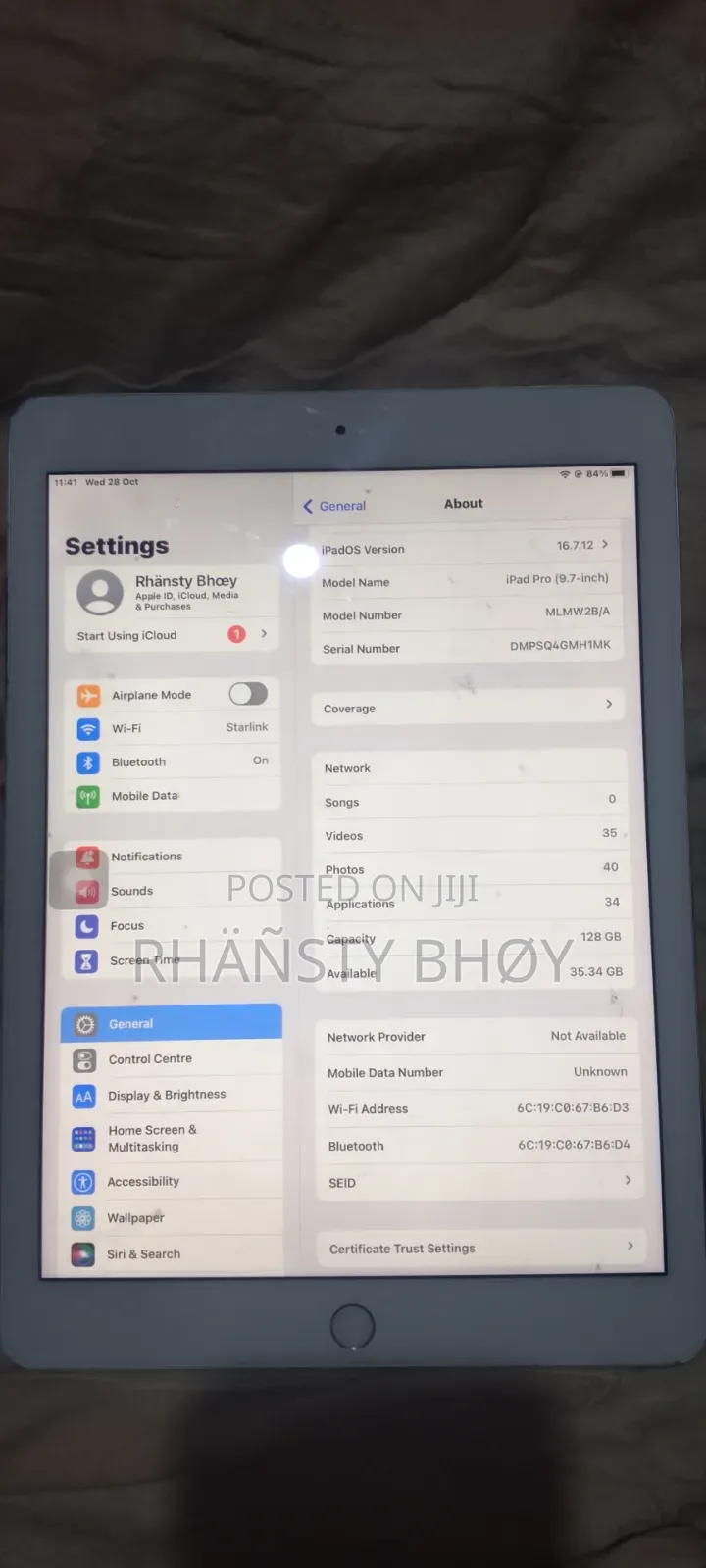 Apple iPad Pro 9.7 (2016) 128 GB Silver