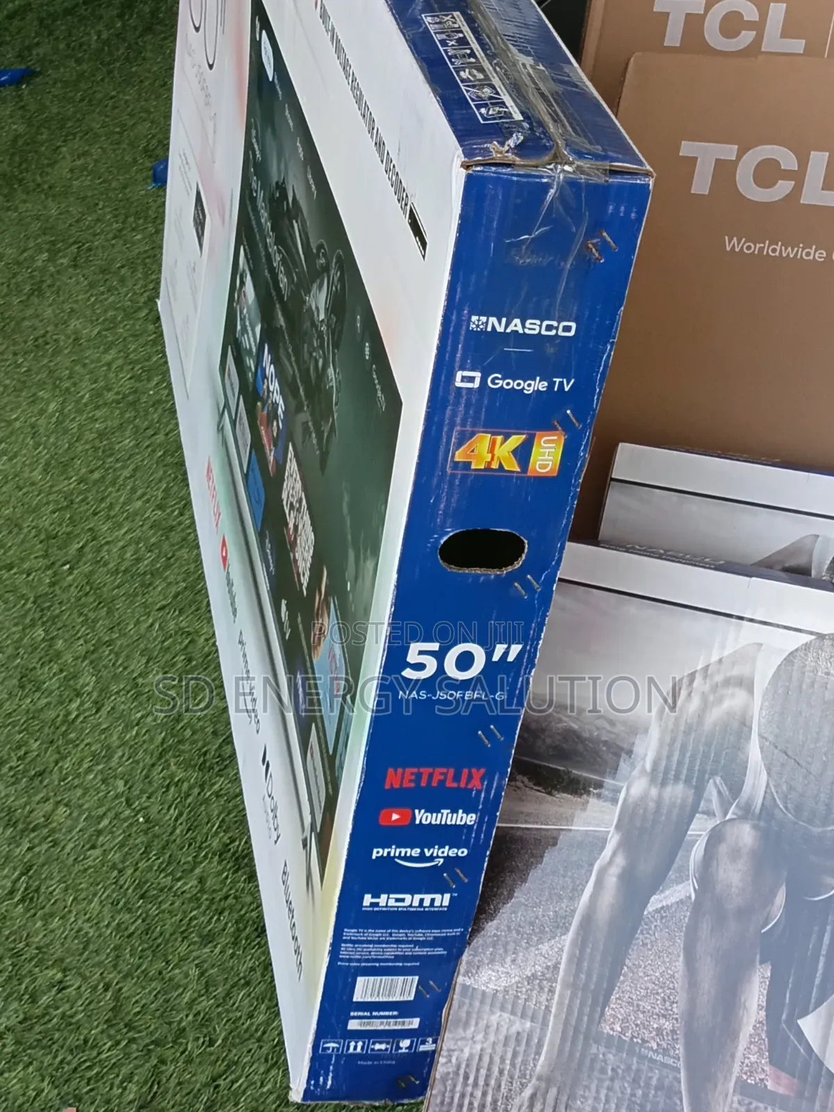 NASCO 50" Smart TV - Google TV OS With Bluetooth & Dolby Sealed
