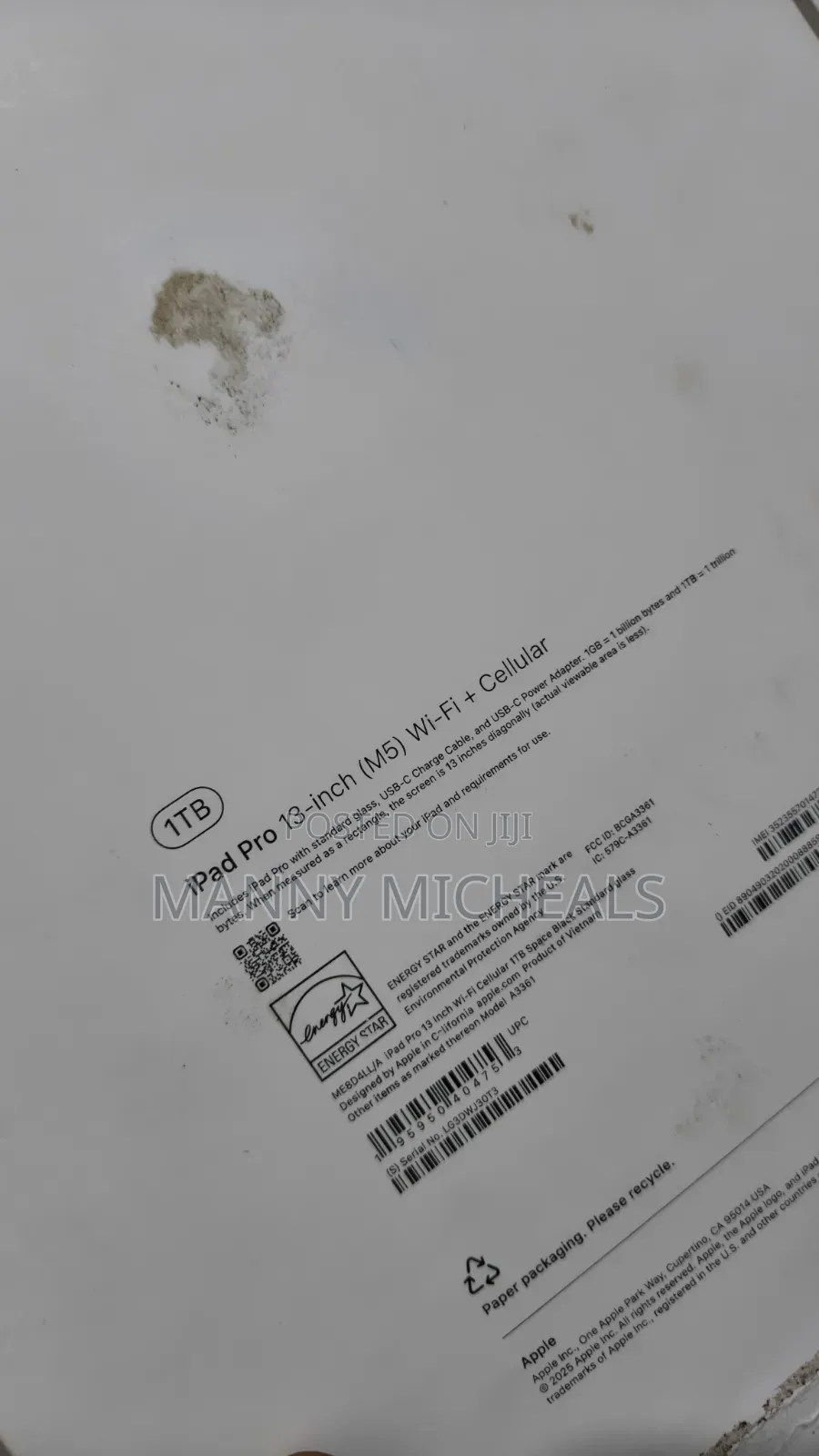 New Apple iPad Pro 13 (2025) 1 TB Silver