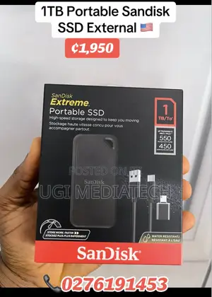 1TB Sandisk External SSD