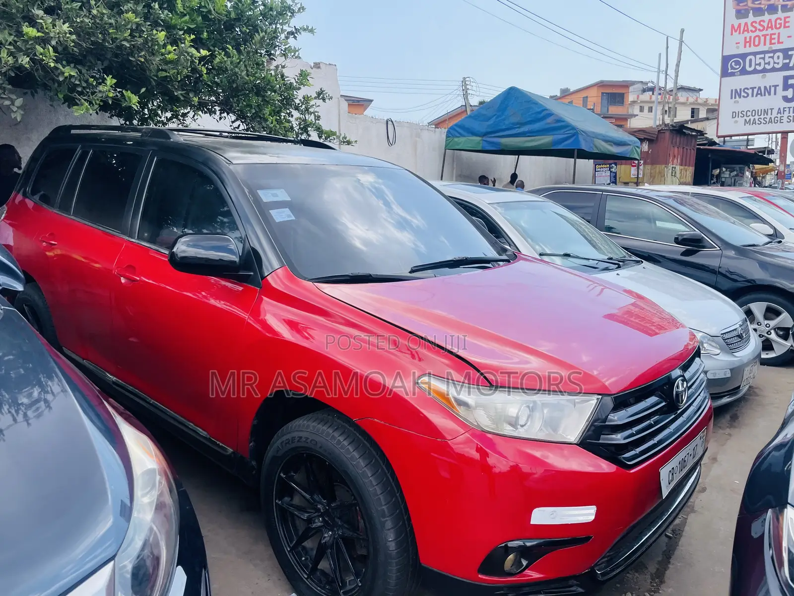 Toyota Highlander 2012 Red