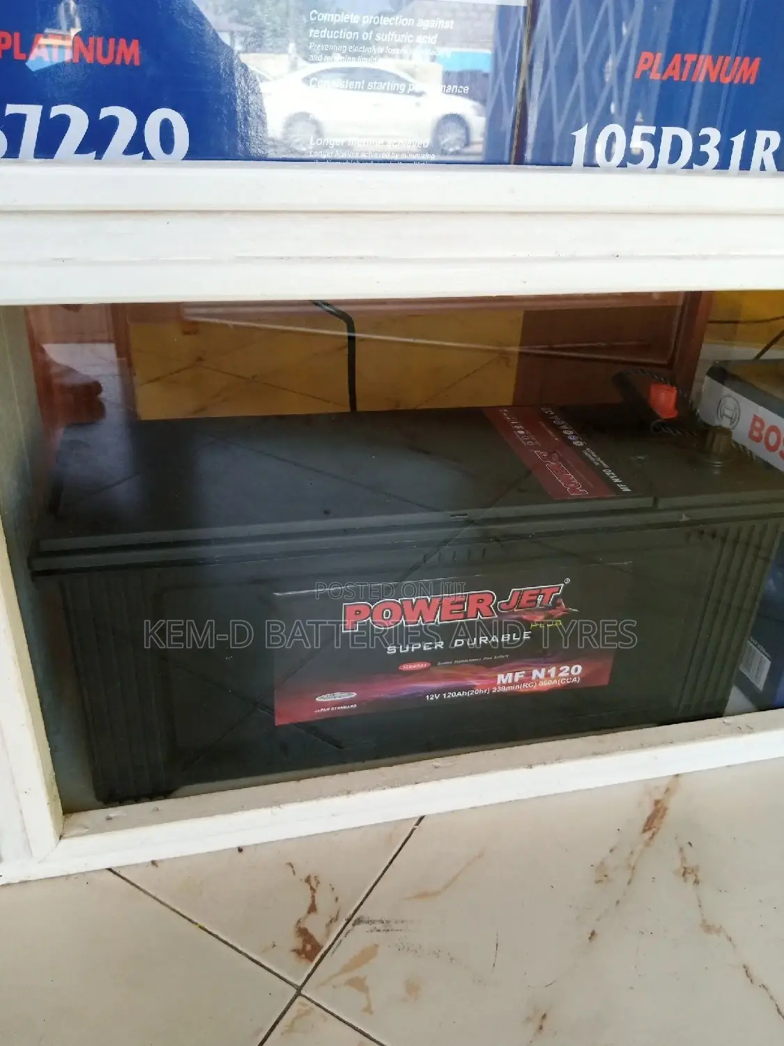 21 PLATES CAR BATTERY - Free Delivery