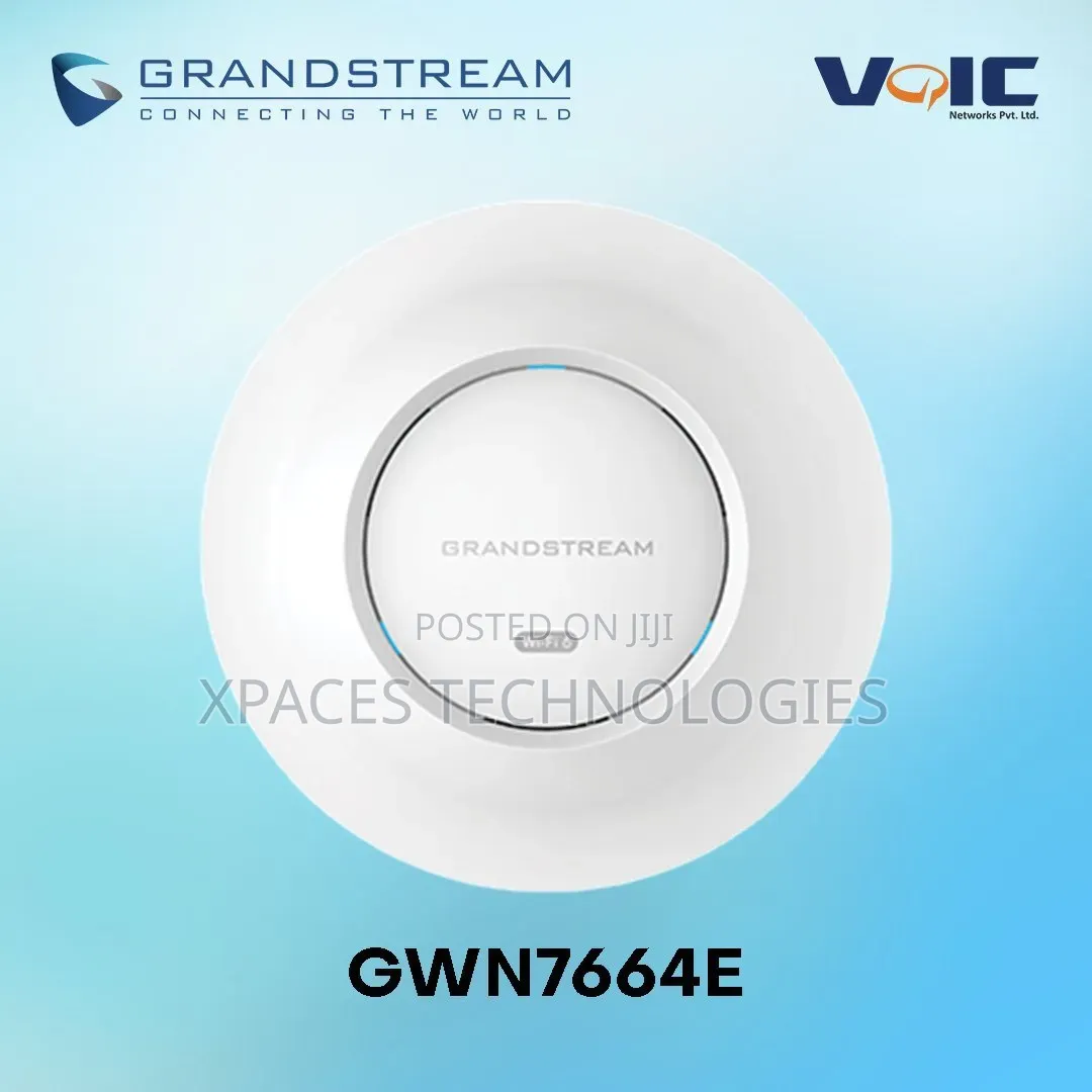 Grandstream GWN7664E 802.11ax, AX6000, 2 X 2.5 Gbe Ports, Wi-Fi 6 AP