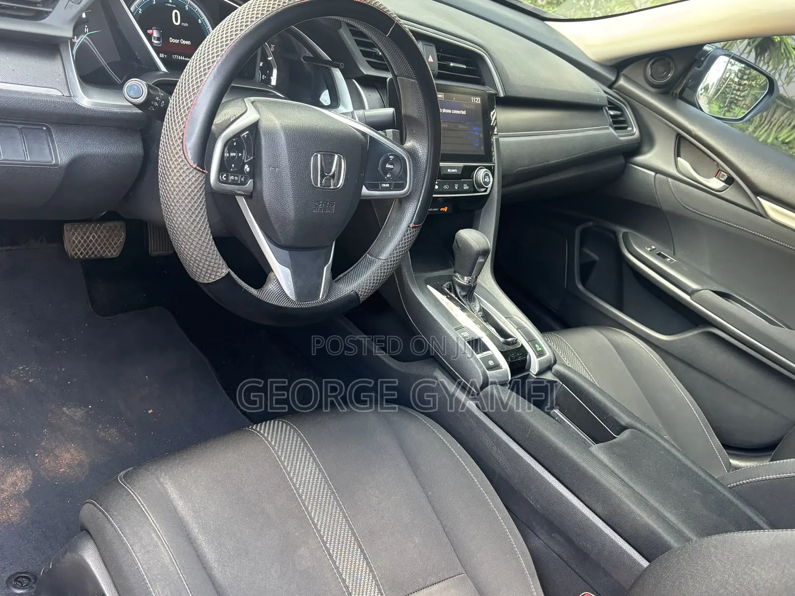 Honda Civic LX 4dr Sedan (2.0L 4cyl) 2016 Black