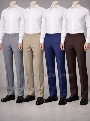 Men Sirt and Material Trousers