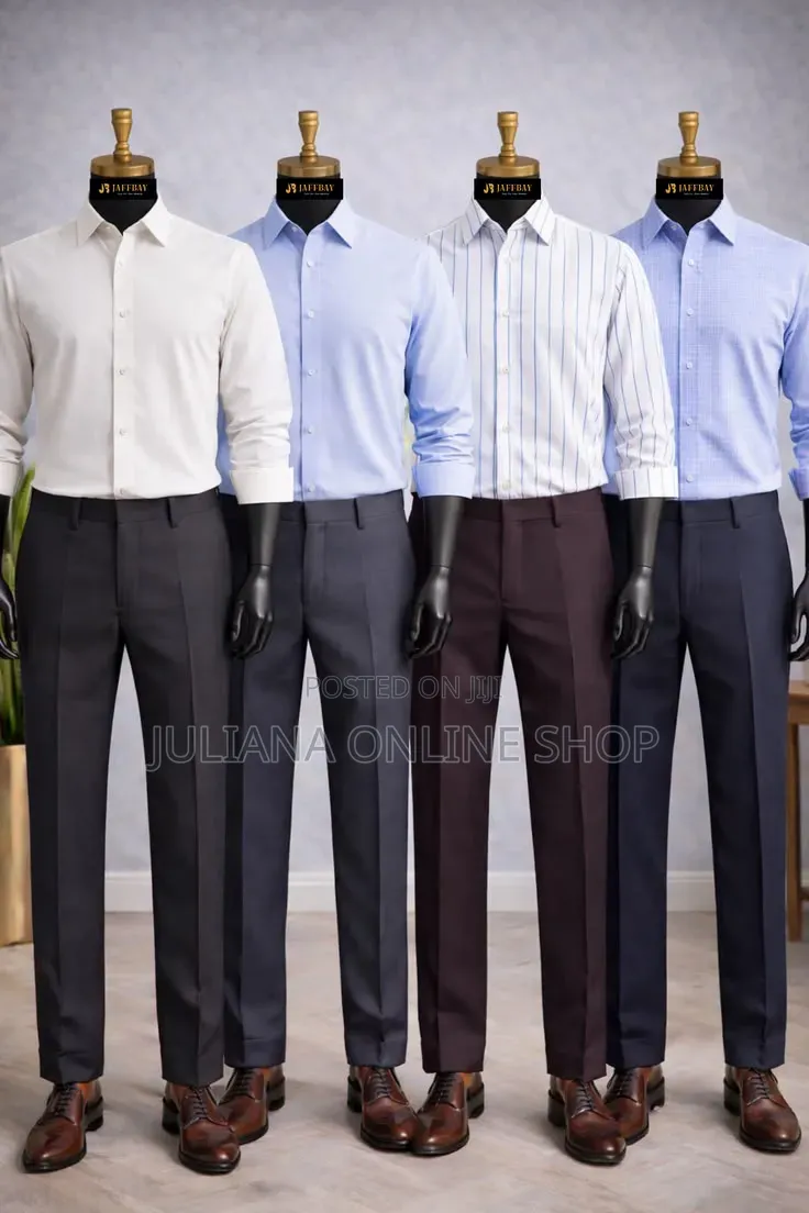 Men Sirt and Material Trousers