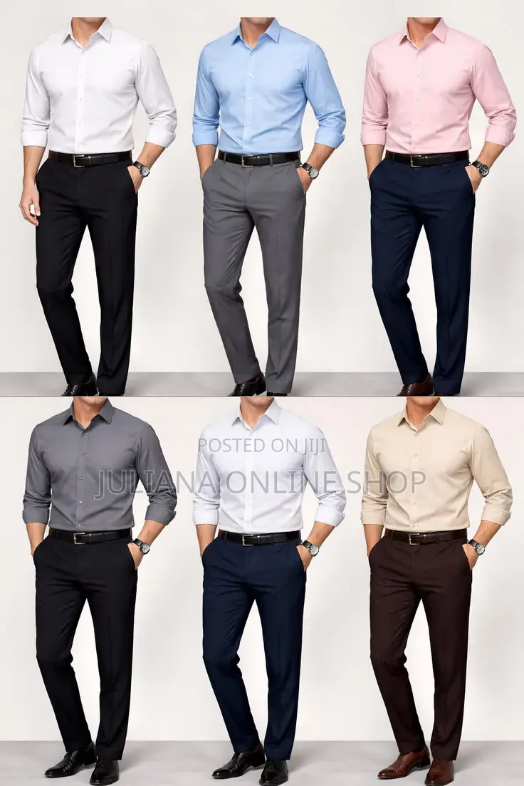 Men Sirt and Material Trousers