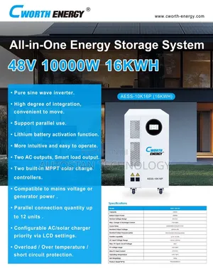 10kva 16kwh Solar Power Station