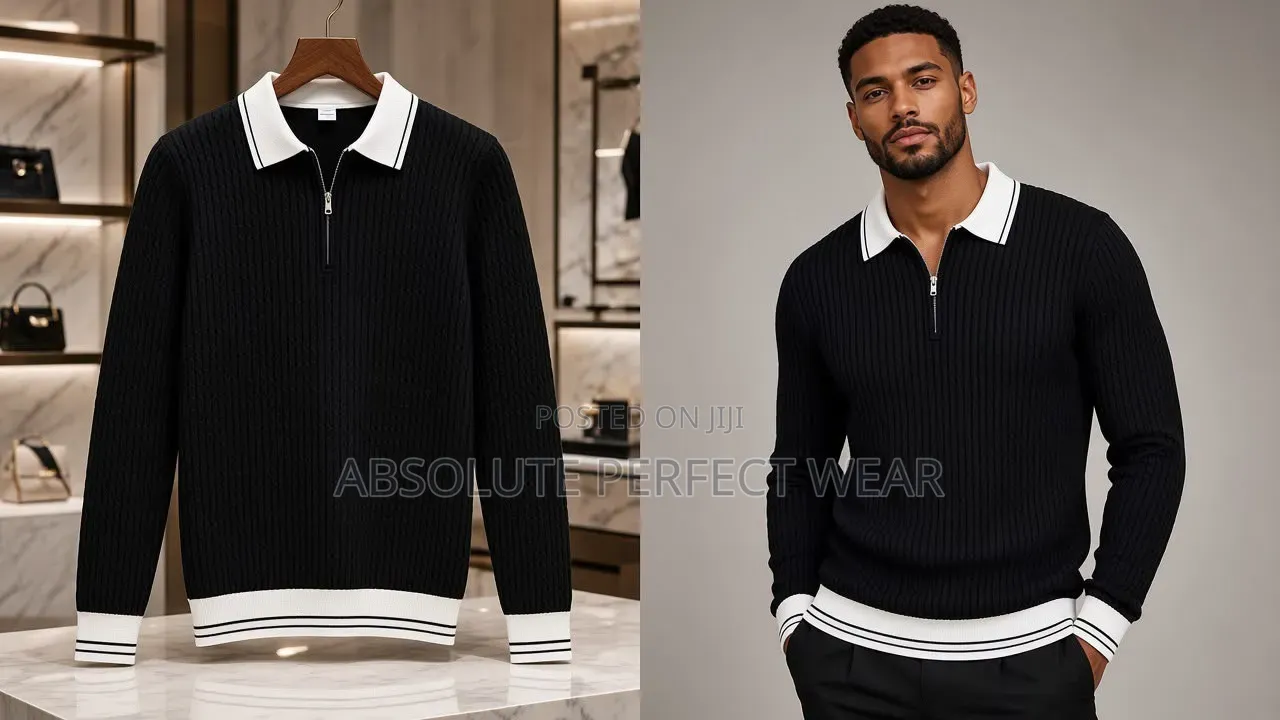 Black Knit Wear for Men