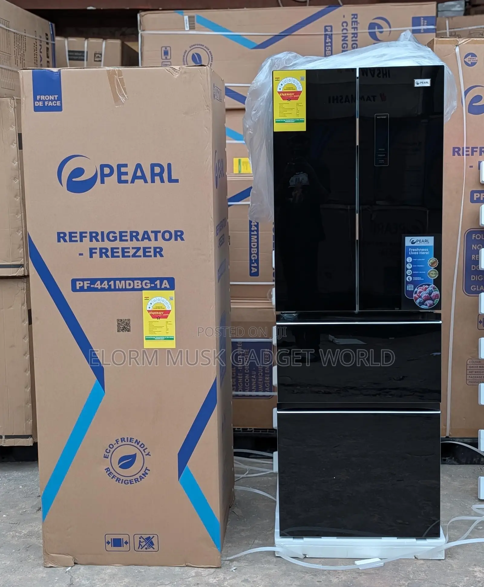 Pearl Pf-441mdbg-1a Refrigerator *320l*