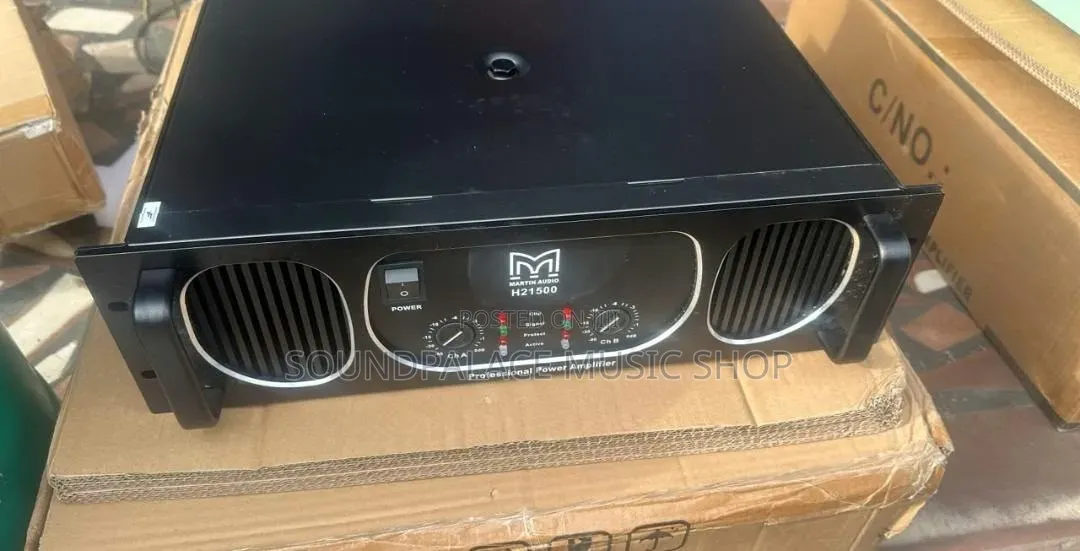 A Martin Audio H21500 2-Channel Class H Professional Power Amplifier