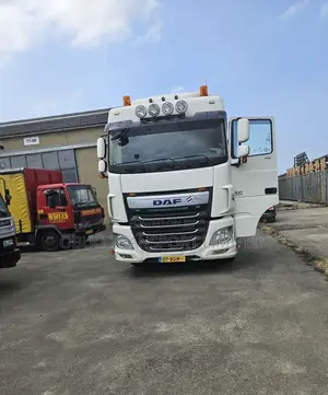 White DAF Heavy-Duty Truck 2017
