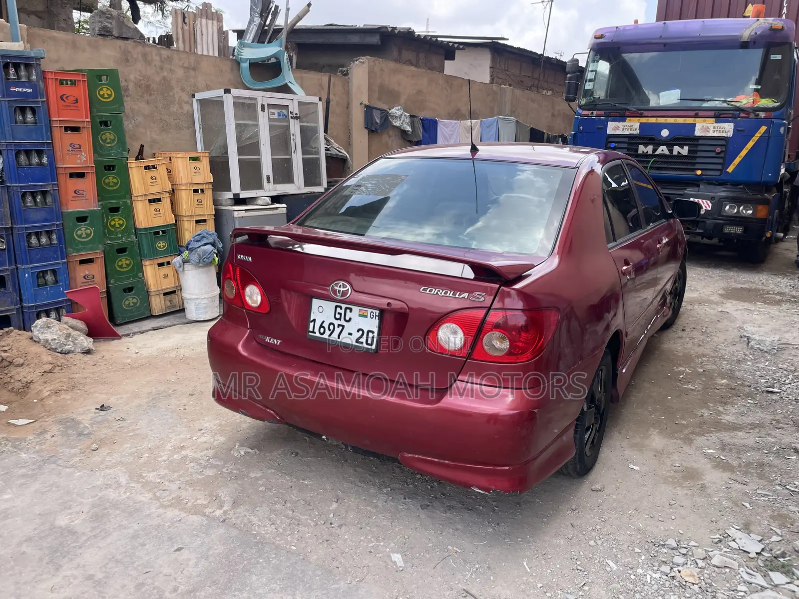 Toyota Corolla S 2007 Red