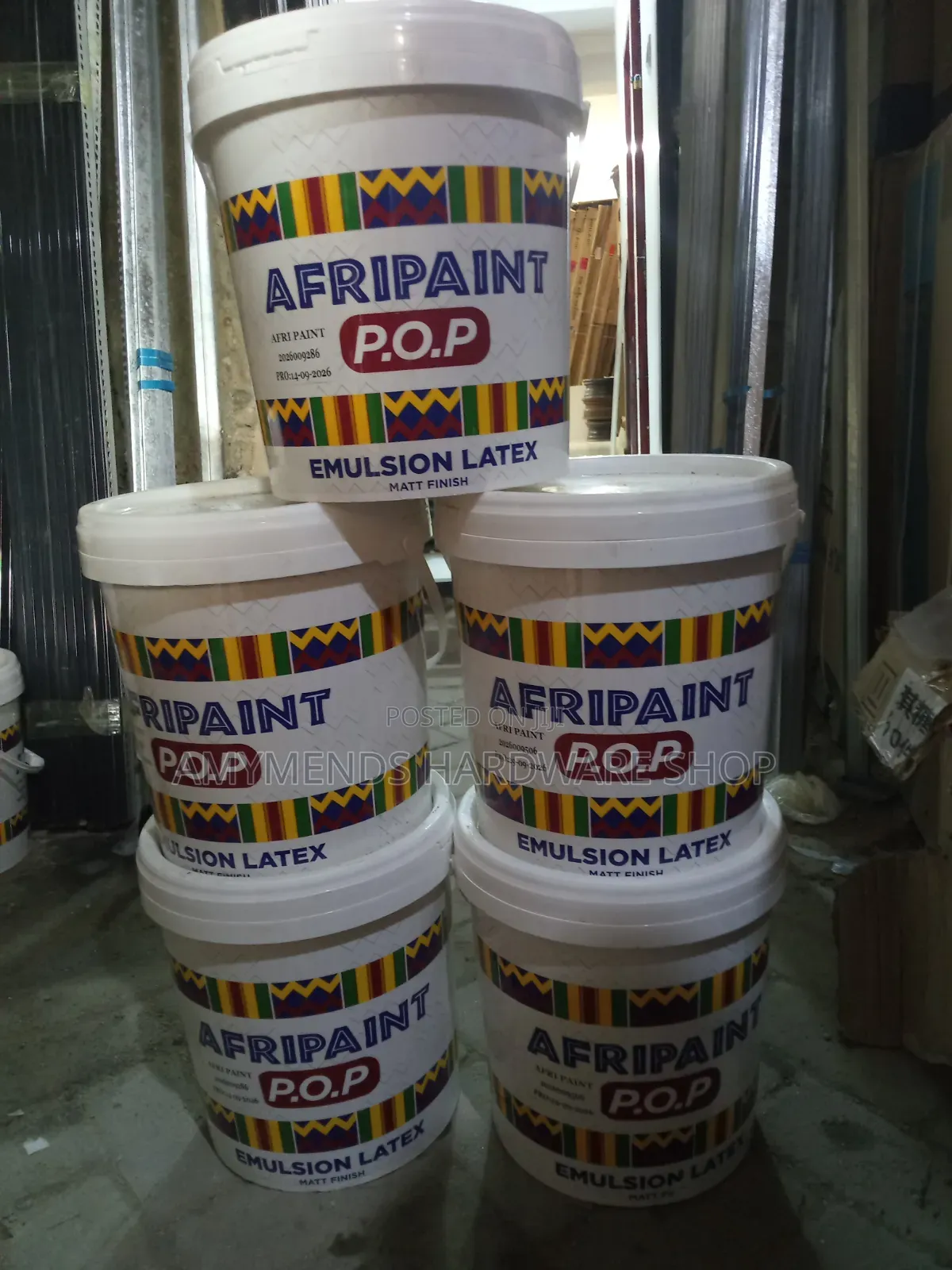 Afripaint p.o.p Emulsion Latex Matt Finish