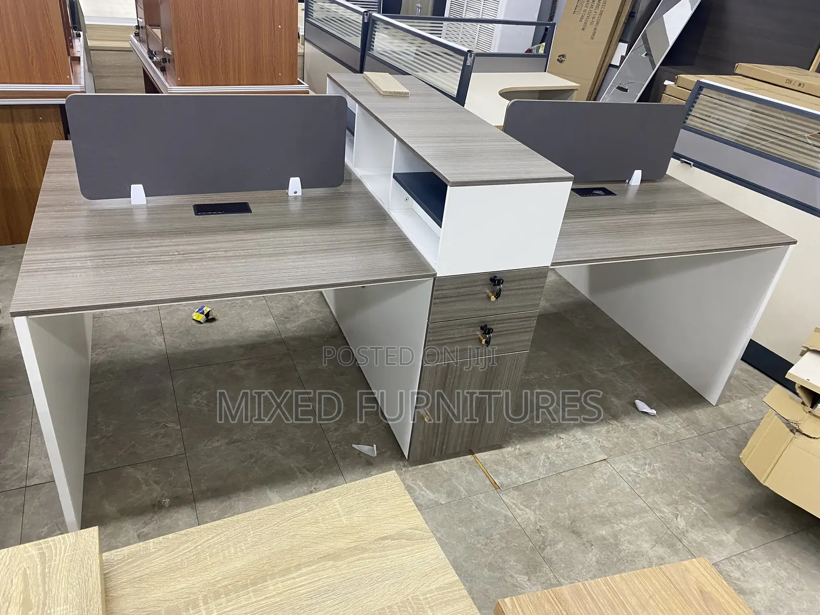 Workstation for Office 4 in 1 ( Four Seater)