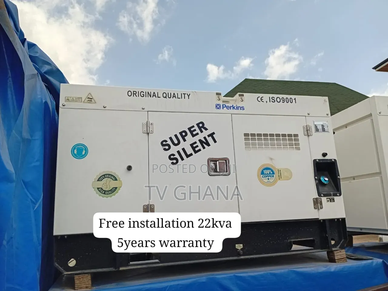 Super Performing Perkins 22KVA Diesel Genset for Business22kva
