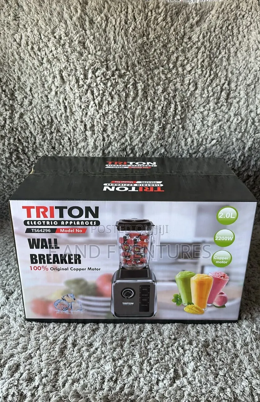 Triton Unbreakable Commercial Blender 2.0L - UK