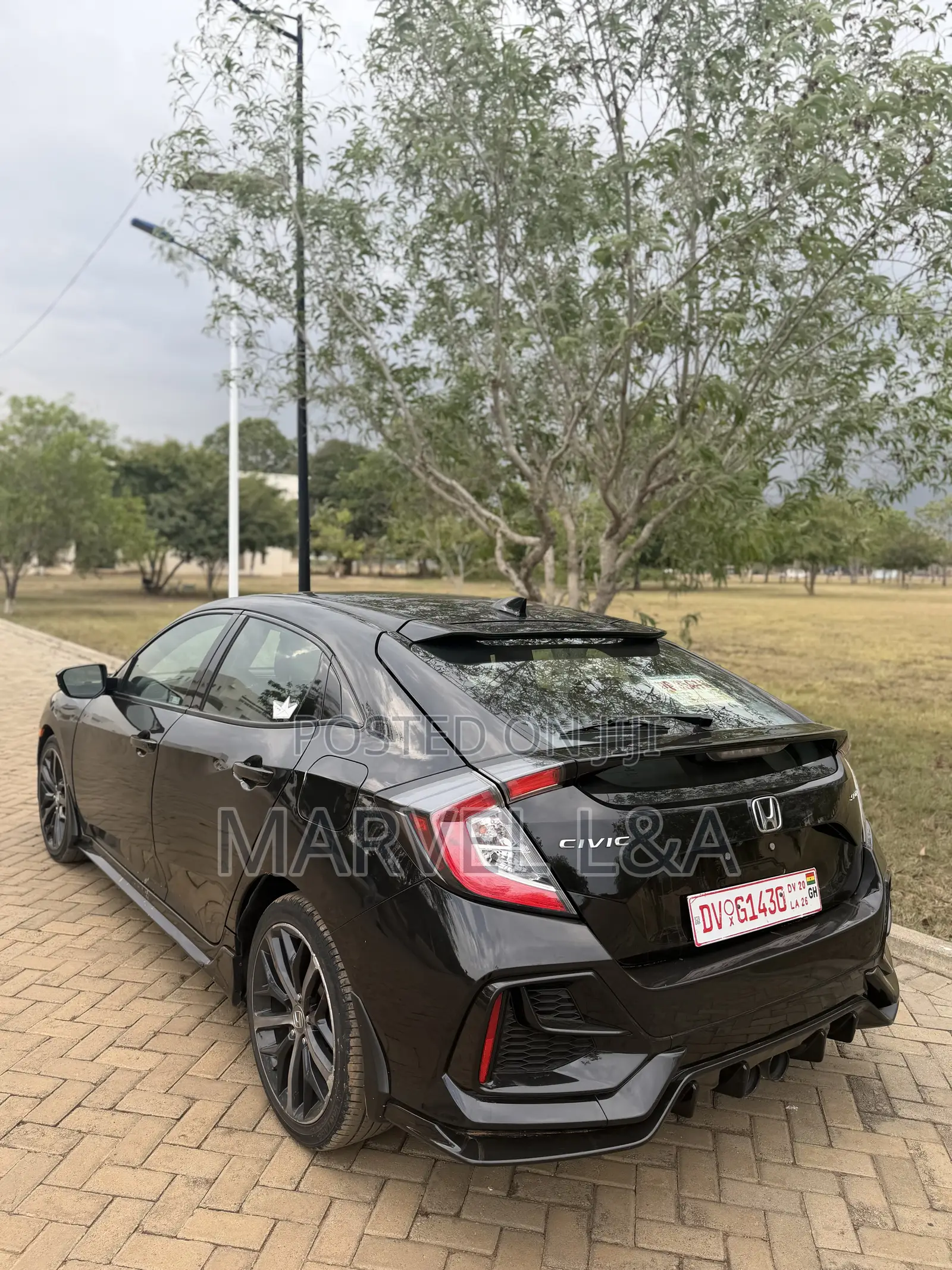 Honda Civic Sport Sedan 2020 Black