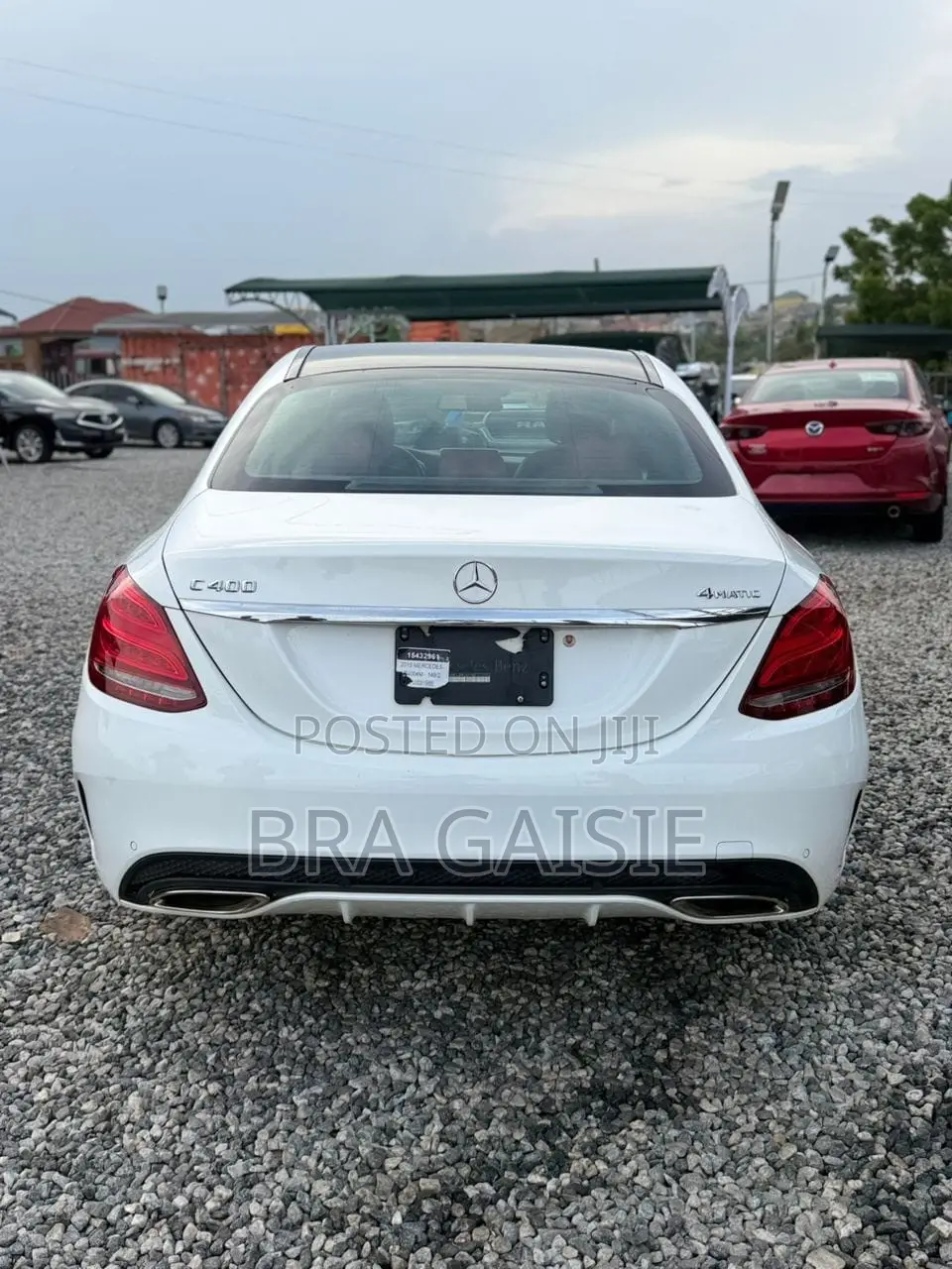 Mercedes-Benz C400 4Matic AWD Sedan (3.0L V6 7A) 2015 White