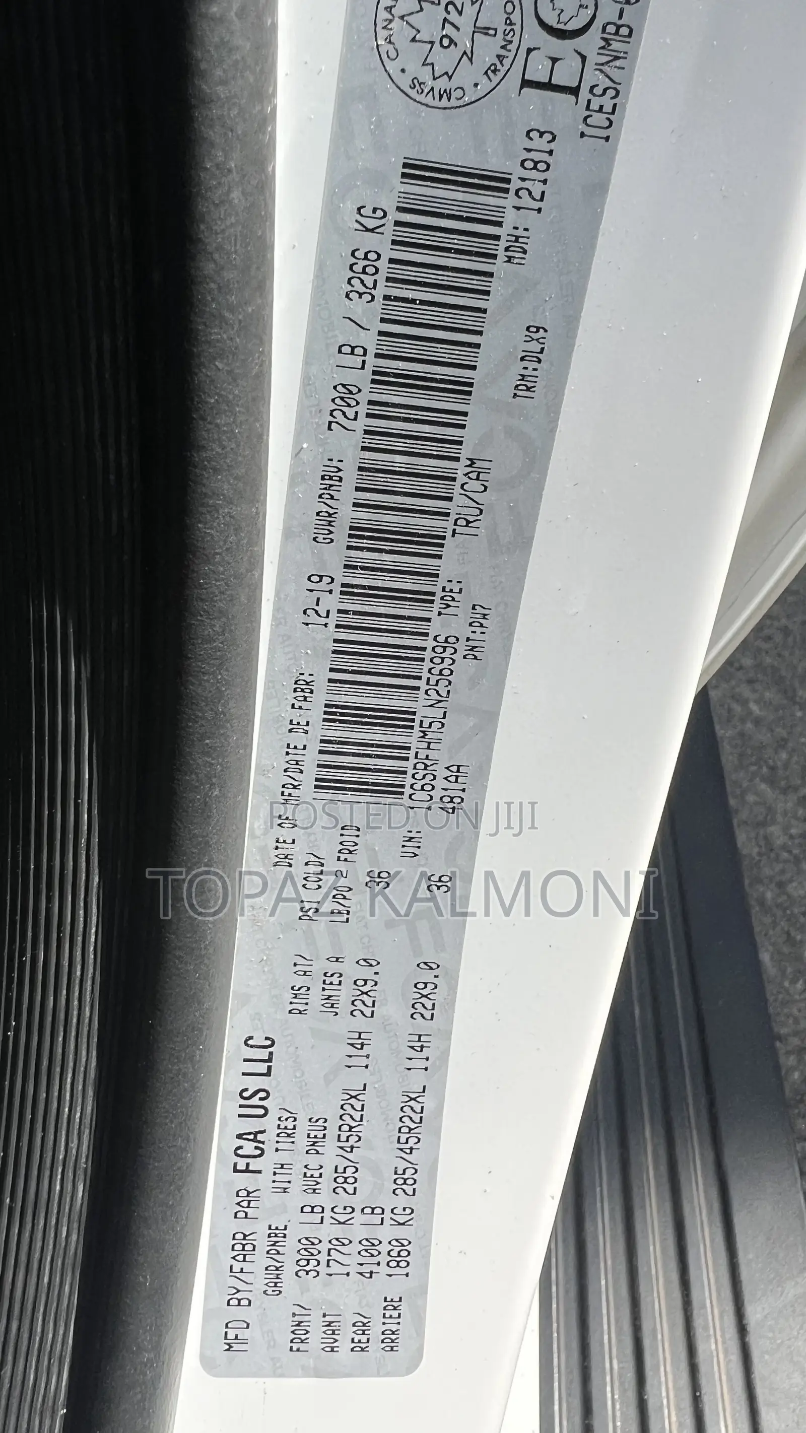 RAM 1500 2020 White