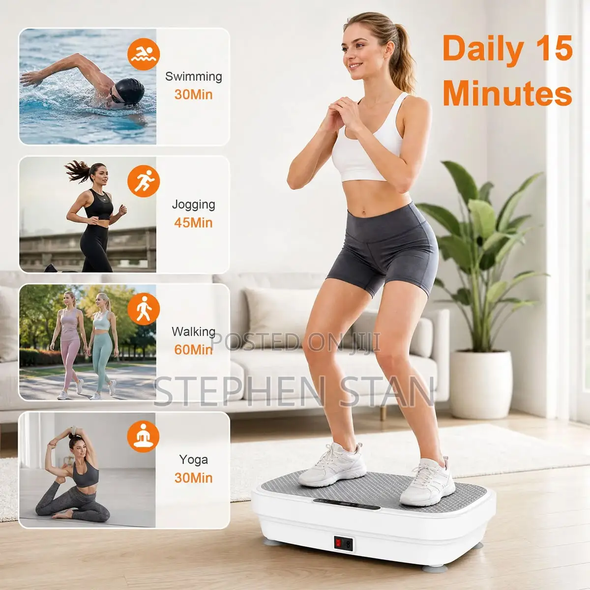 Full Body Vibration Machine – Weight Loss & Slimming Exerciser