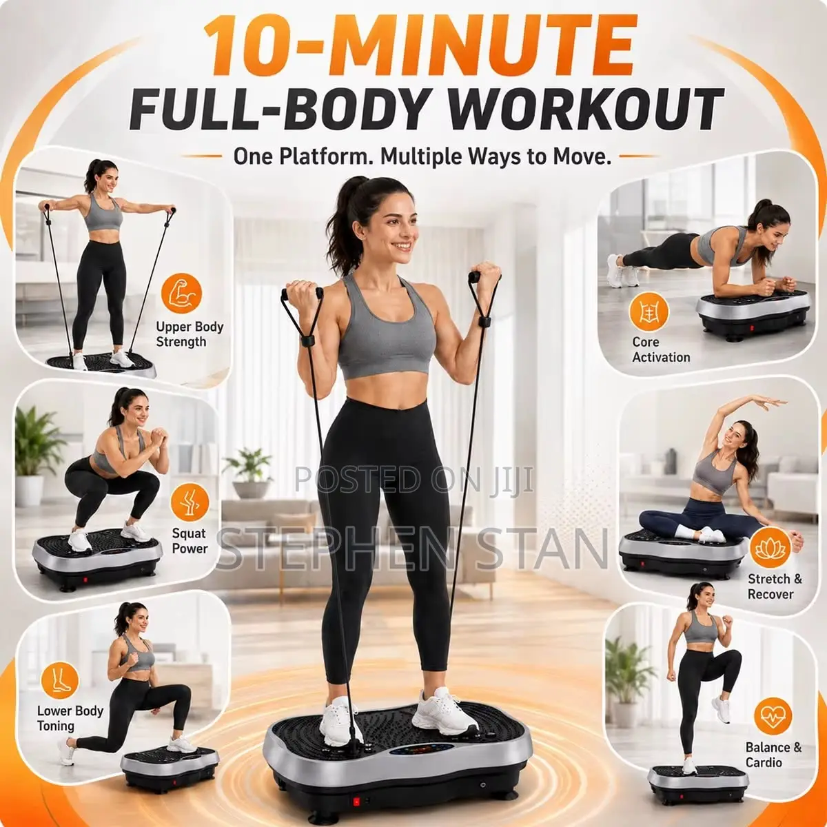 Full Body Vibration Machine – Weight Loss & Slimming Exerciser