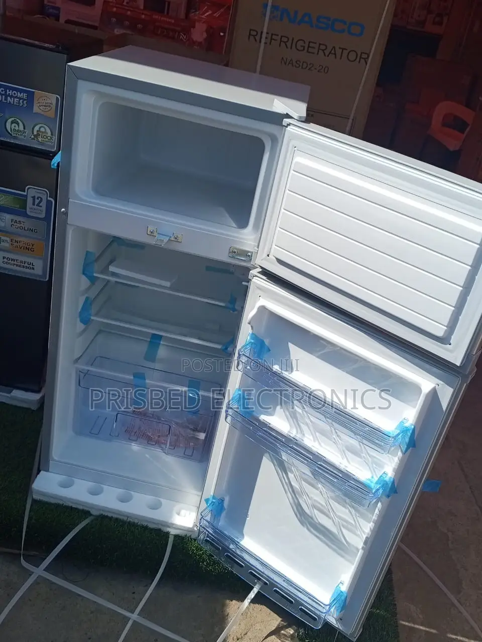 Galaxy Table Top Double Door Fridge 95 Litres