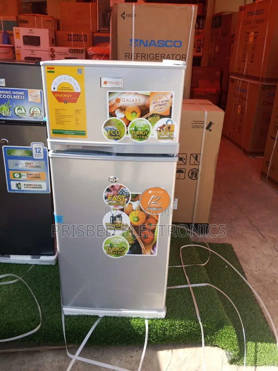 Galaxy Table Top Double Door Fridge 95 Litres