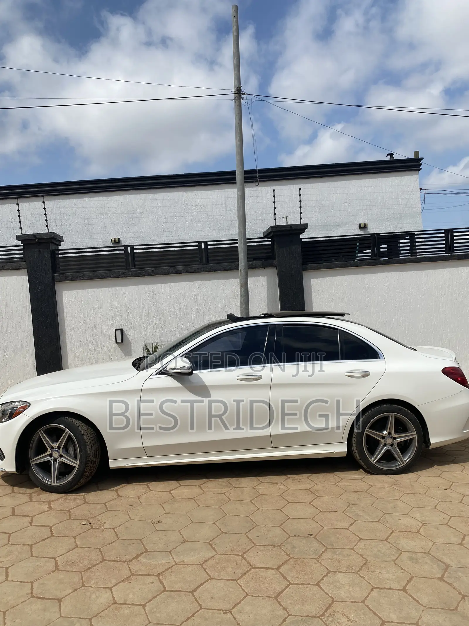 Mercedes-Benz C300 Luxury 4Matic Sedan AWD (2.0L 4cyl 7A) 2016 White