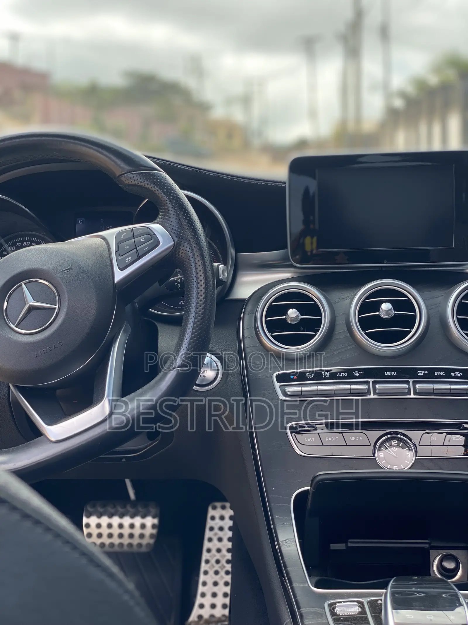 Mercedes-Benz C300 Luxury 4Matic Sedan AWD (2.0L 4cyl 7A) 2016 White