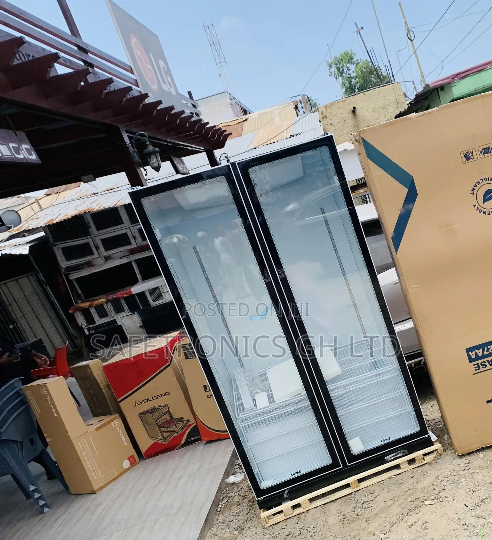 Cool-Keeper Pearl 690L 2 Door PVC-801-27aa Black Fridge