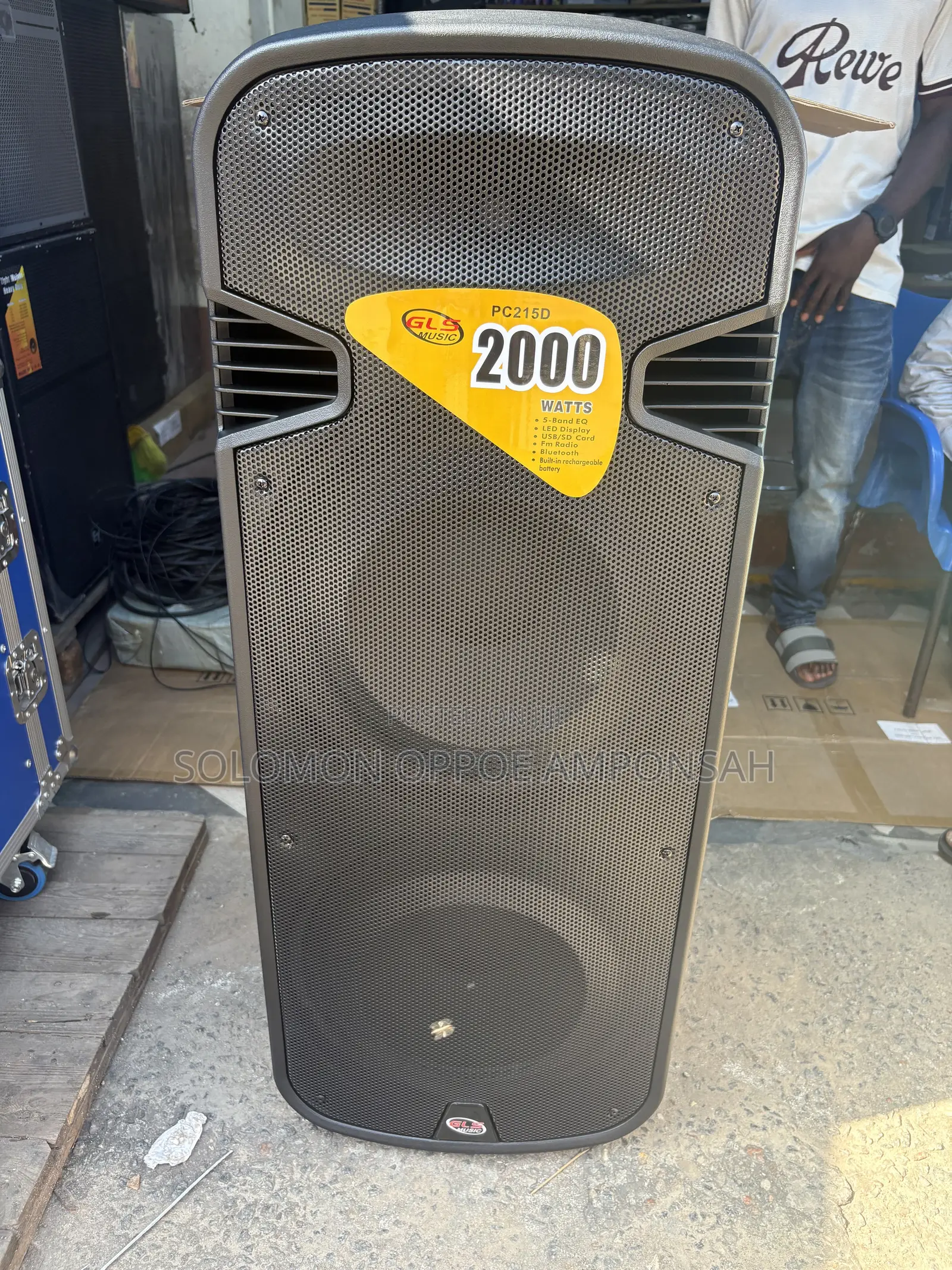 GLS Music Titanic 15-Inch Double Active Rechargeable Speaker
