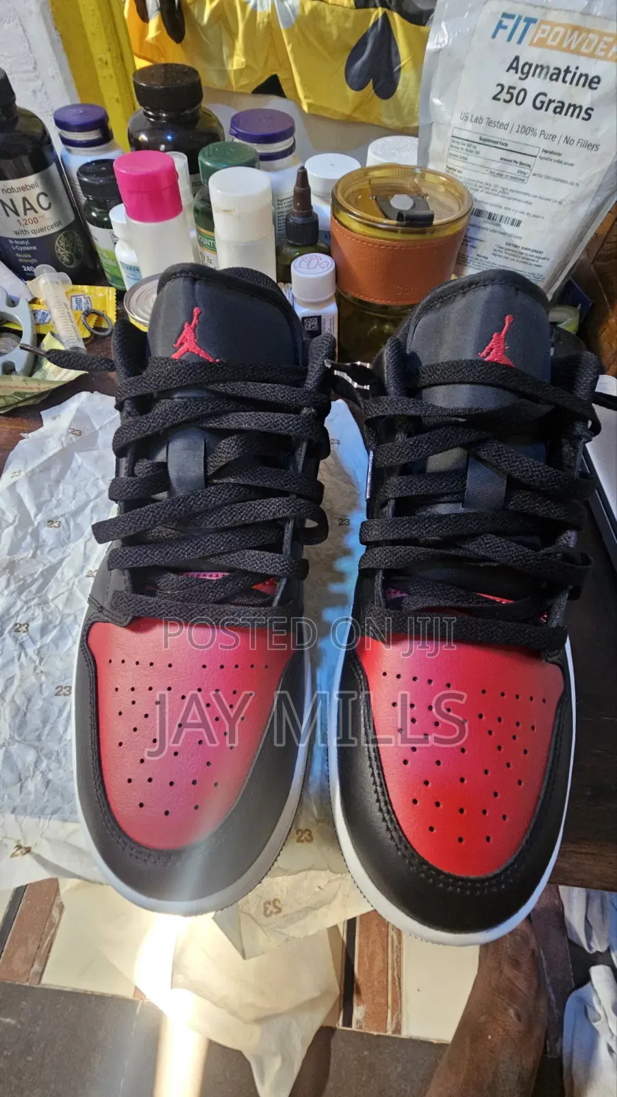 Original Nike Air Jordan 1Bred Twist
