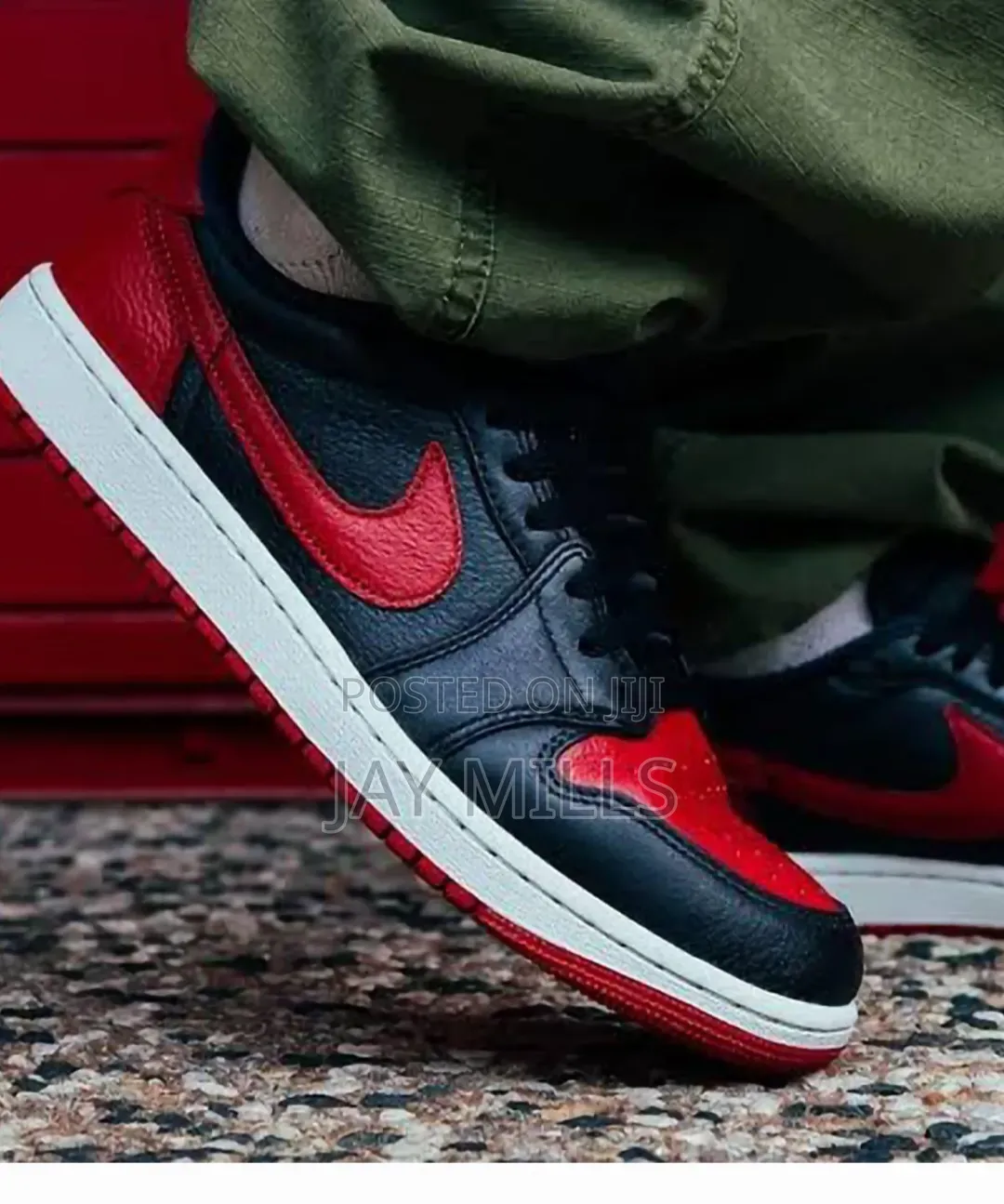 Original Nike Air Jordan 1Bred Twist