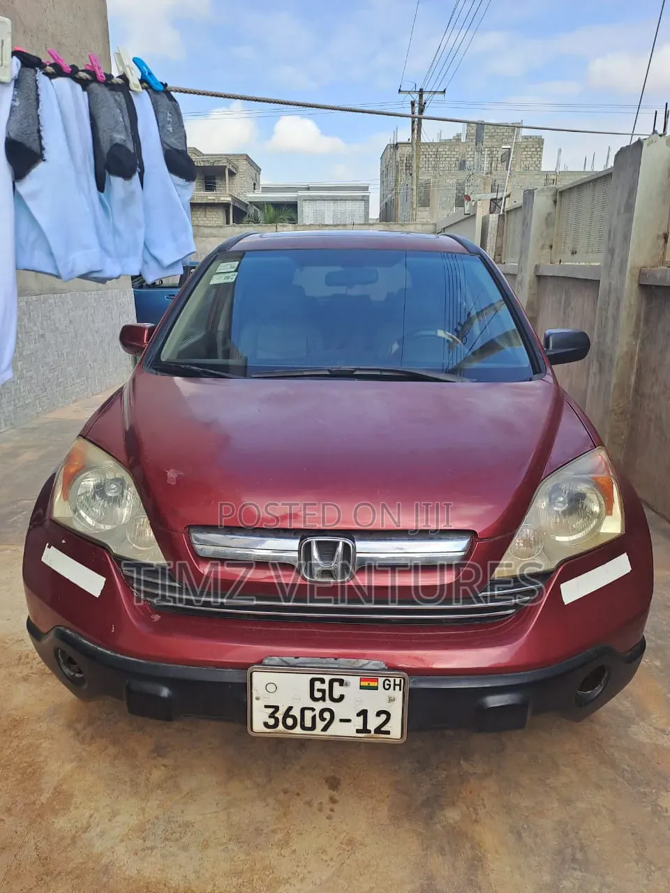Honda CR-V 2012 Red