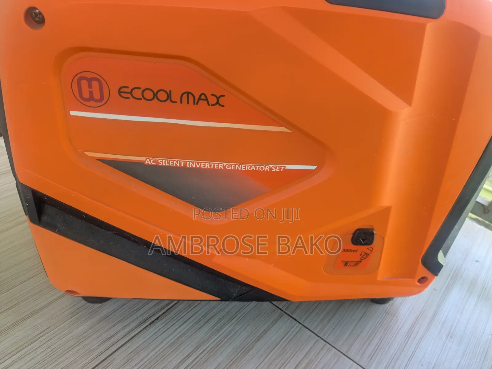 Clean Used Ecoolmax Silent Inverter Generator (Suitcase Style)