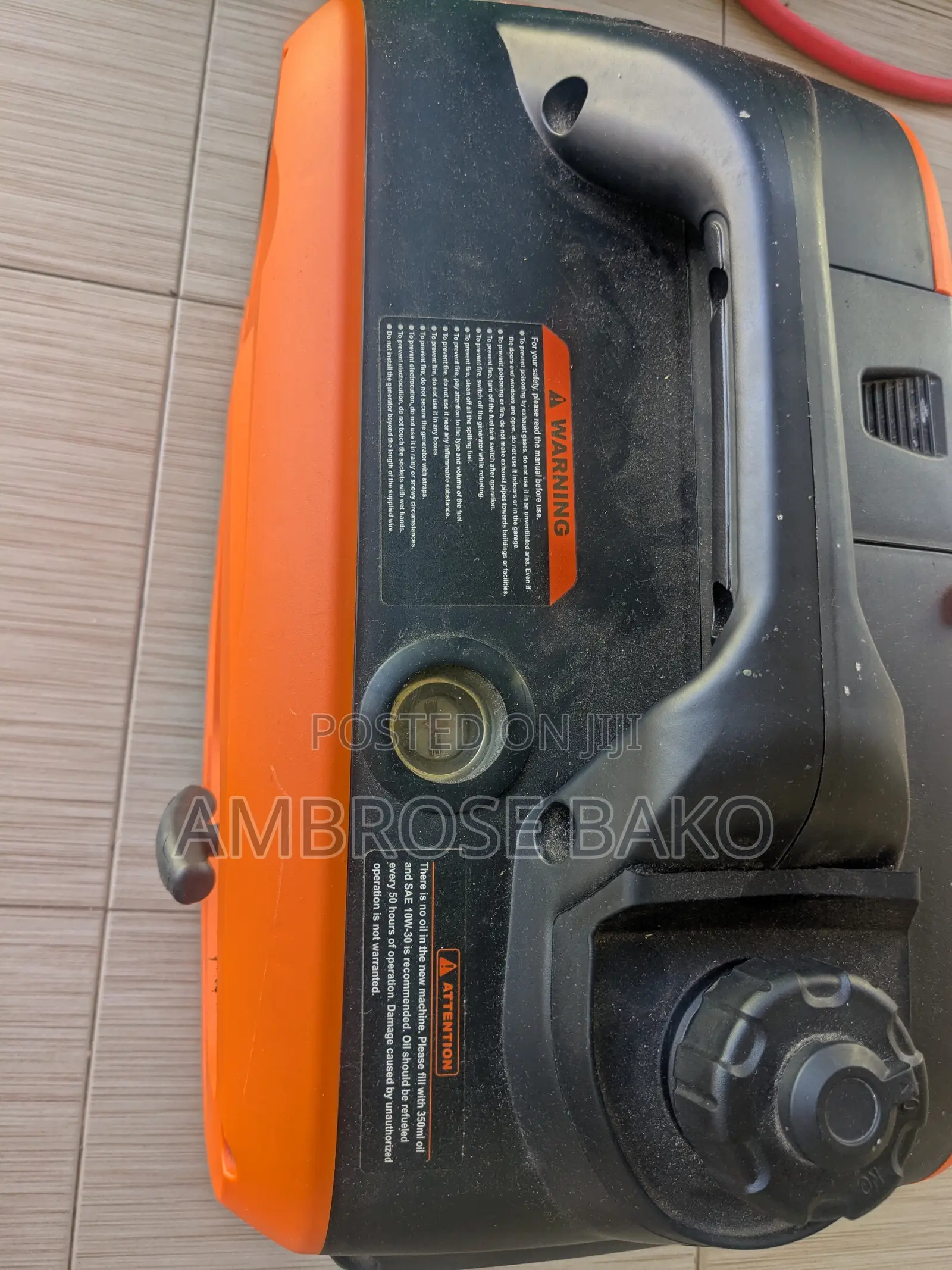 Clean Used Ecoolmax Silent Inverter Generator (Suitcase Style)