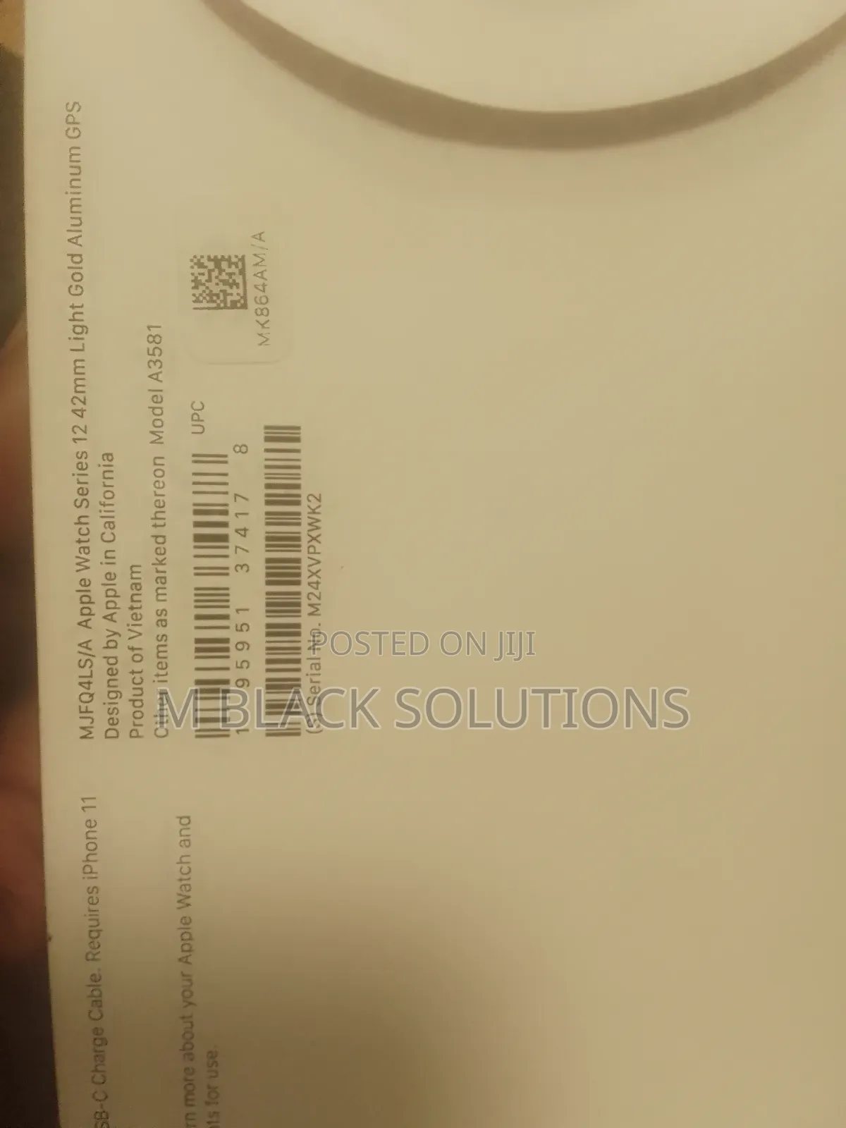 Apple Watch Series 12 42mm GPS Only Gold