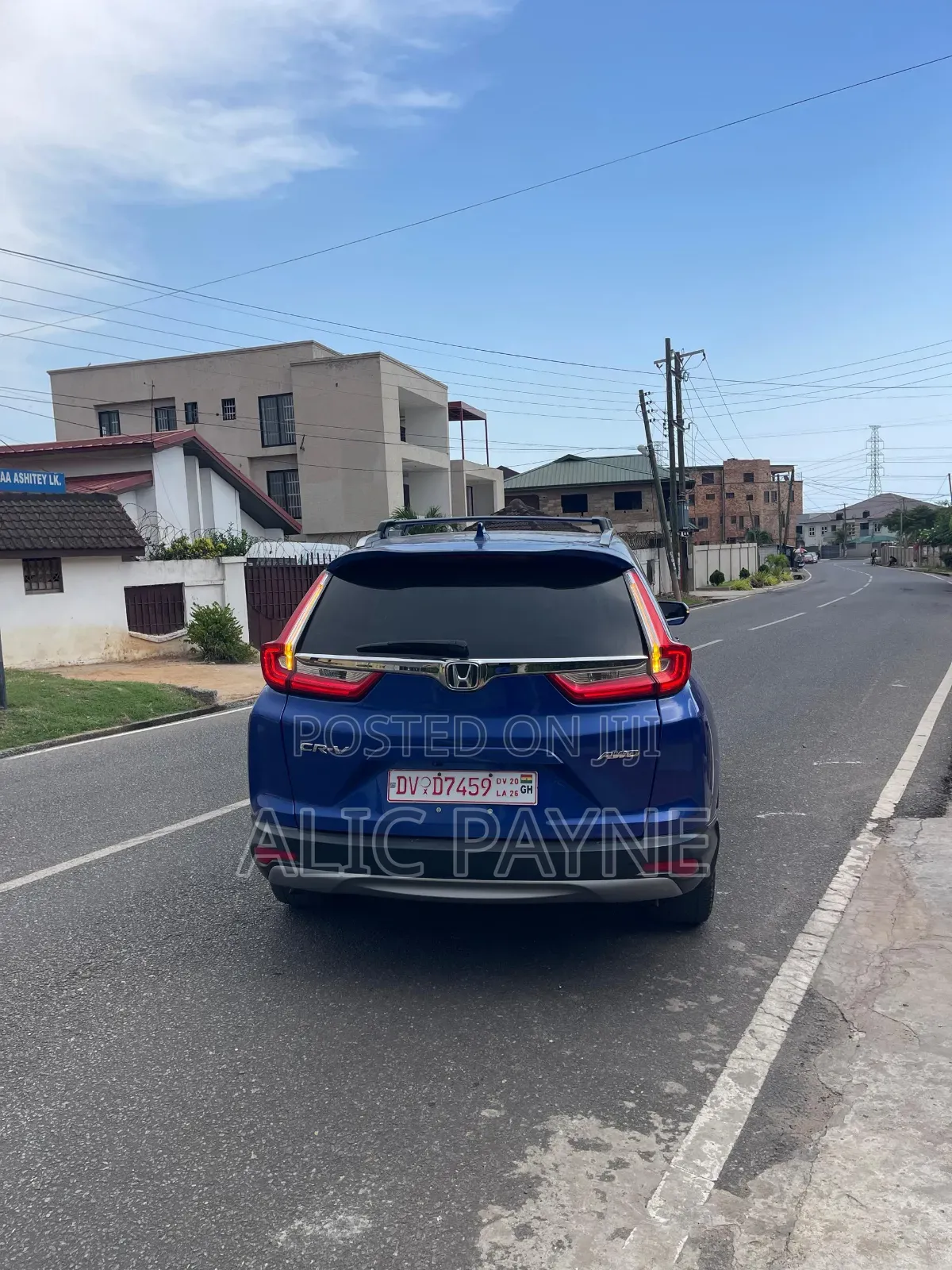 Honda CR-V EX-L AWD 2019 Blue