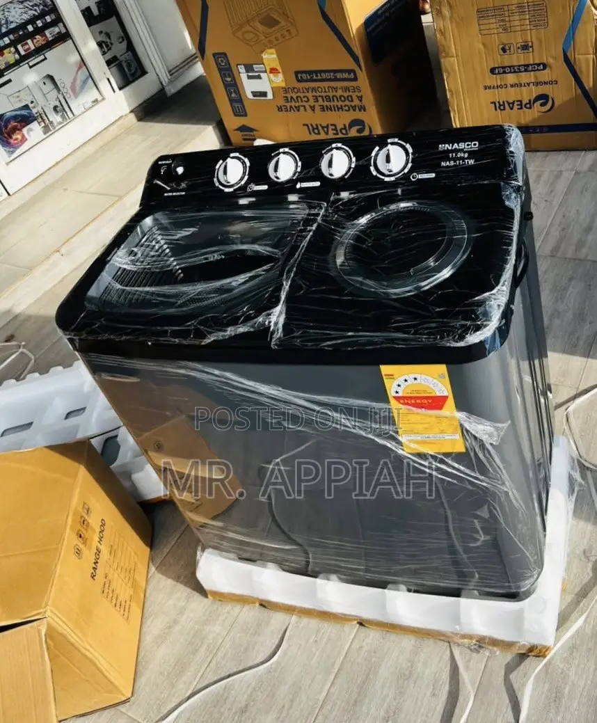 Dark Grey Twin Tub Nasco 11kg Washing Machine