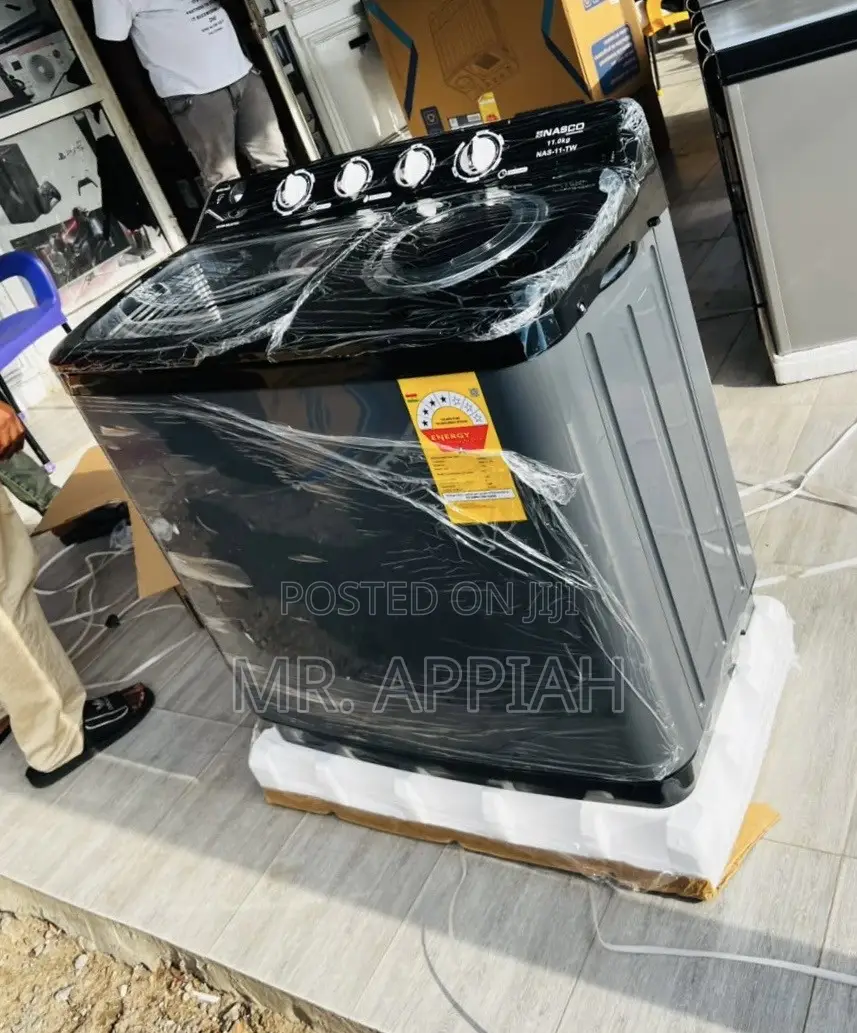 Dark Grey Twin Tub Nasco 11kg Washing Machine