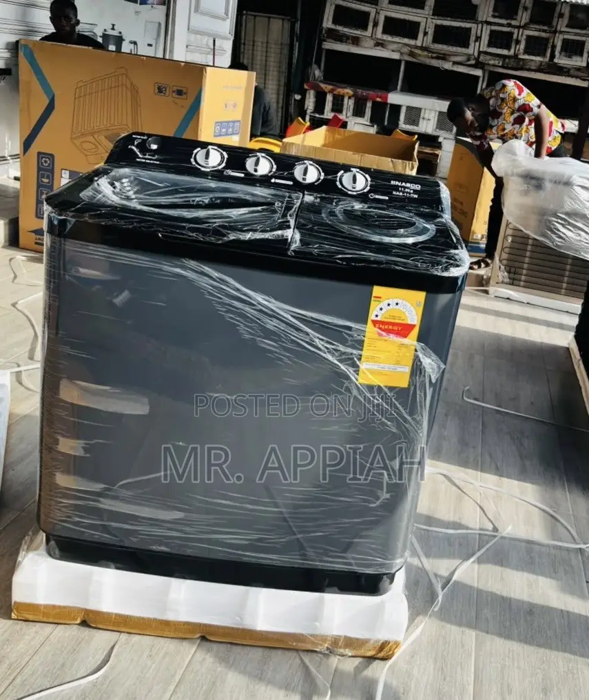 Twin Tub Semi-Auto Nasco Washing Machine(Spin Dry)Dark Gray