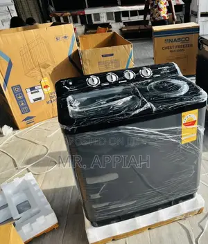 Twin Tub Semi-Auto Nasco Washing Machine(Spin Dry)Dark Gray