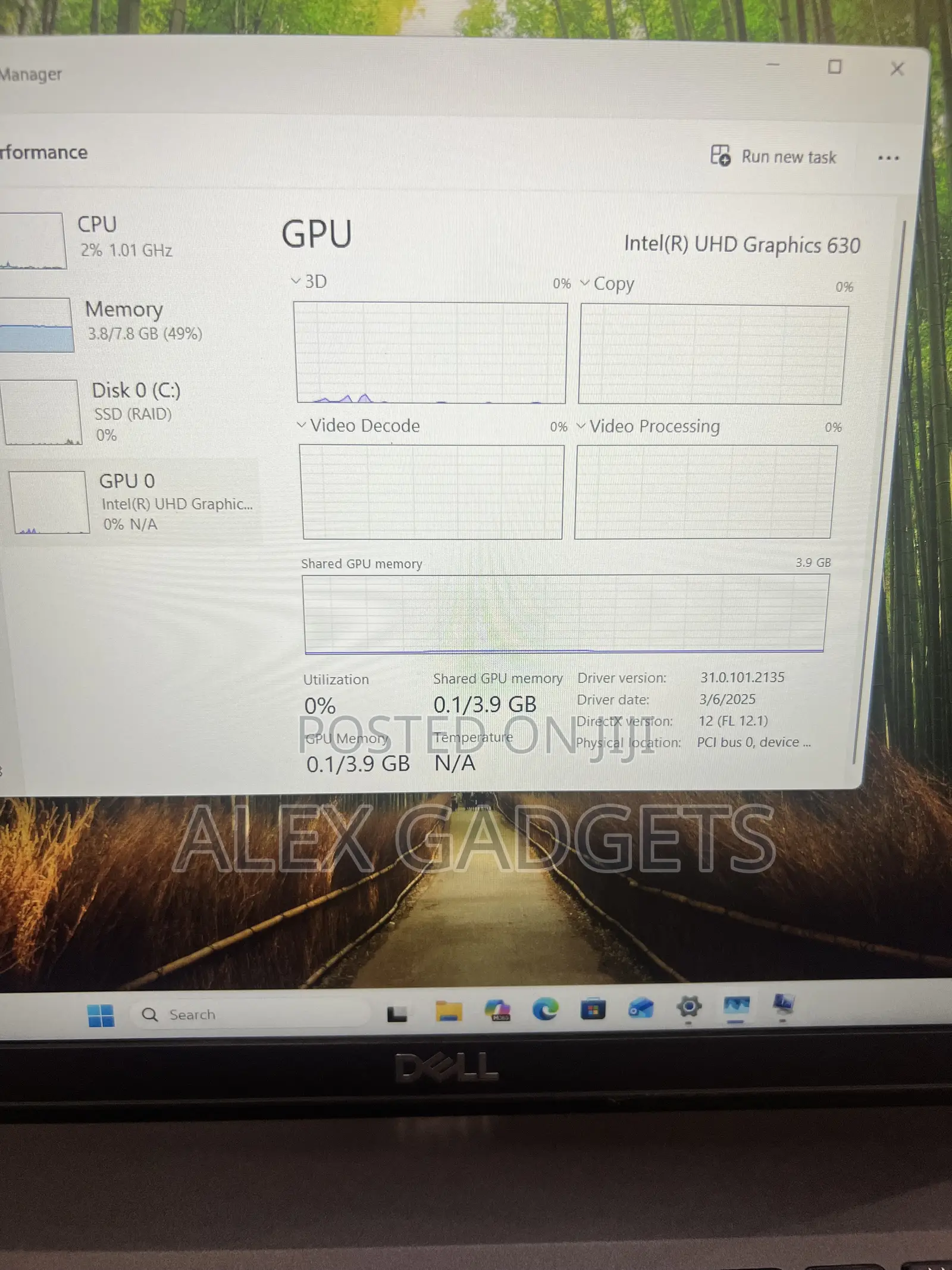 Laptop Dell Latitude 5501 8GB Intel Core i5 SSD 256GB
