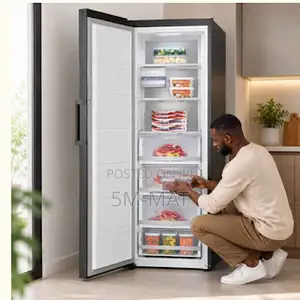 LG 350L Upright Freezer 7 Drawers Grey GCFB354MQCM Inverter Compressor